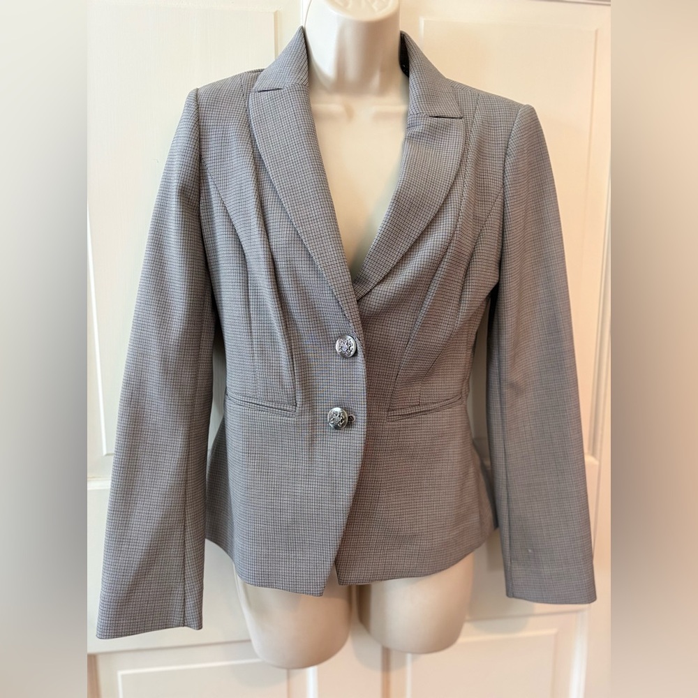 White House Black Market Light Gray Blazer